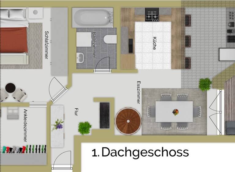 Maisonette zum Kauf 249.000 € 2,5 Zimmer 77 m² Gögglingen Ulm 89079