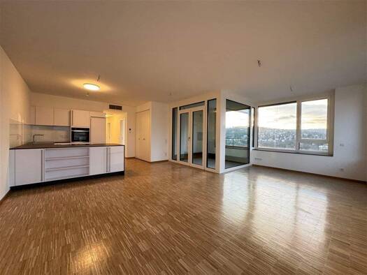 Wohnung zur Miete - Erstbezug 2.618 € 4 Zimmer 119 m² 14. Geschoss frei ab sofort Königsberger Str. 1 Sanderau Würzburg 97072