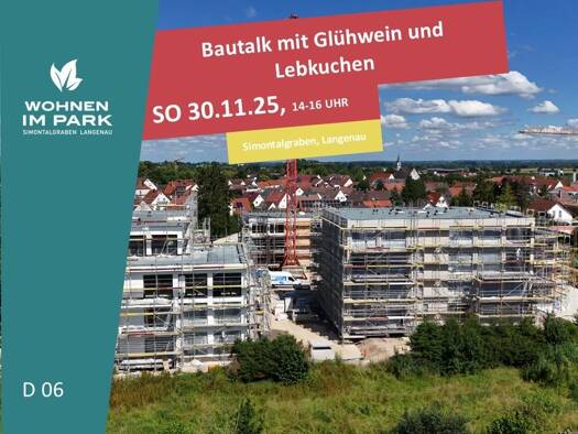Wohnung zum Kauf - Neubau provisionsfrei 412.900 € 3 Zimmer 76,4 m² 1. Geschoss Am Simontalgraben 23 Langenau 89129