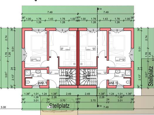 Doppelhaushälfte zum Kauf 372.000 € 85 m² 300 m² Grundstück Grattersdorf Grattersdorf 94541