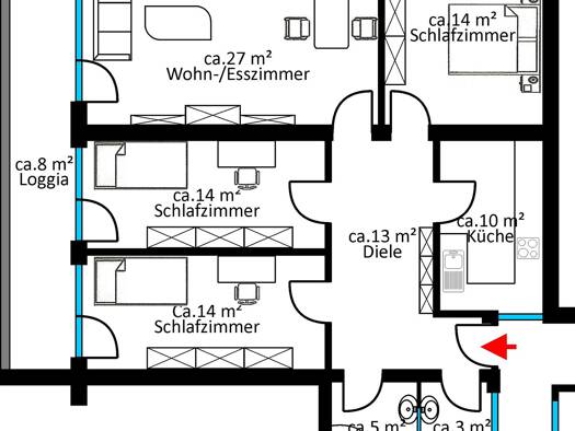 Wohnanlage zum Kauf als Kapitalanlage geeignet 340.000 € 108 m² Rüsselsheim Rüsselsheim am Main 65428