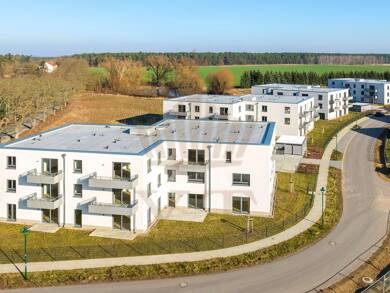 Wohnung zur Miete - Erstbezug 650 € 2 Zimmer 41,9 m² 1. Geschoss Biesenthal Biesenthal 16359