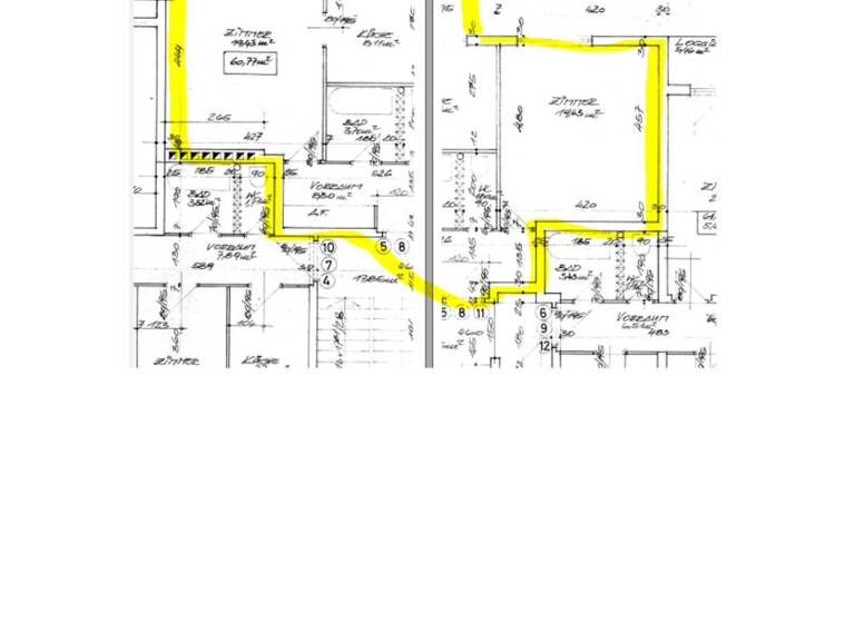 Wohnung zur Miete 407 € 2,5 Zimmer 60,4 m² 3. Geschoss Jauerburggasse 17 Jakomini Graz 8010