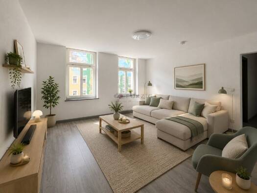 Wohnung zur Miete 625 € 4 Zimmer 100,5 m² 3. Geschoss Brühl 56 Zentrum Chemnitz 09111