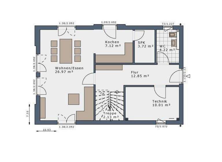 Einfamilienhaus zum Kauf provisionsfrei 779.000 € 4 Zimmer 140 m² 498 m² Grundstück Altenberg Oberasbach 90522