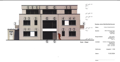 Wohnung zur Miete 860 € 3 Zimmer 69,6 m² 1. Geschoss frei ab sofort Breedestr. 8a Vorhelm-Mitte Ahlen 59227