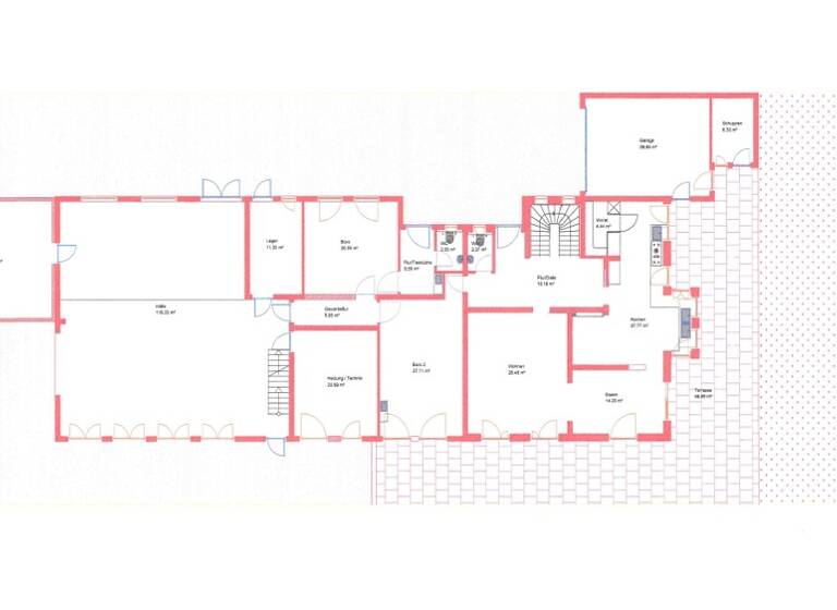 Werkstatt zum Kauf 1.280.000 € 257 m² Lagerfläche Hochstetten Linkenheim-Hochstetten 76351