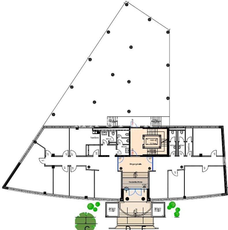 Bürofläche zur Miete 12 € 729 m²<br/>Bürofläche ab 729 m²<br/>Teilbarkeit Rödelheim Frankfurt 60489