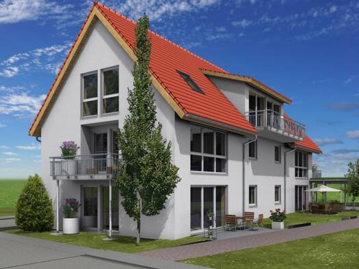Terrassenwohnung zur Miete 1.080 € 3 Zimmer 74 m² frei ab sofort Bechtoldsweiler Hechingen 72379