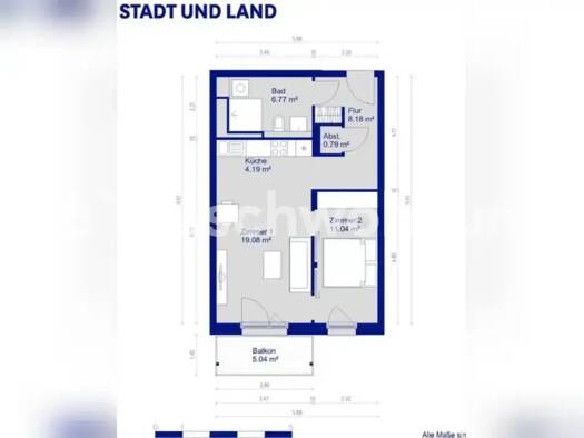 Wohnung zur Miete nur mit Wohnberechtigungsschein Tauschwohnung 339 € 2 Zimmer 52 m² 3. Geschoss Altglienicke Berlin 12524