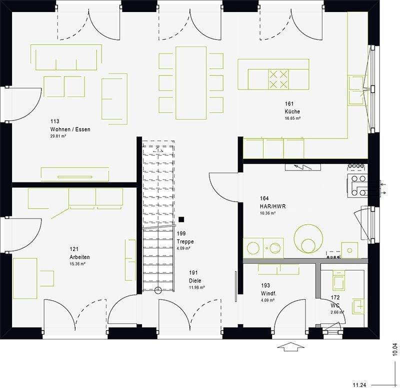 Einfamilienhaus zum Kauf 512.989 € 5 Zimmer 181 m²<br/>Wohnfläche 910 m²<br/>Grundstück Stuhr Stuhr 28816