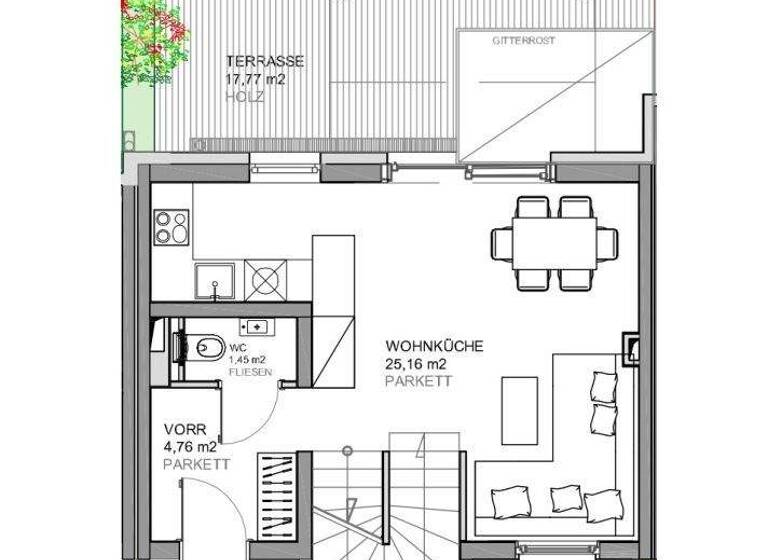 Reihenmittelhaus zum Kauf 545.000 € 5 Zimmer 134,9 m² Orchideenweg 47 Wien 1220