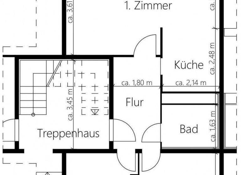 Wohnung zur Miete 345 € 3 Zimmer 57,2 m² 5. Geschoss Turower Straße 9 Sachsendorf Cottbus 03048