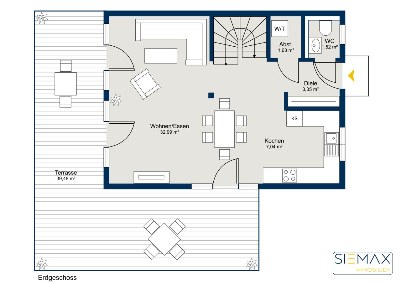 Doppelhaushälfte zum Kauf 1.450.000 € 5,5 Zimmer 170 m²<br/>Wohnfläche 225 m²<br/>Grundstück Gartenstadt Trudering München / Trudering 81825