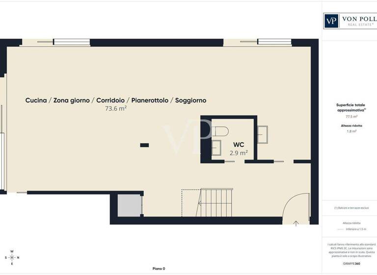 Reihenmittelhaus zum Kauf 1.680.000 € 4 Zimmer 147,5 m² Stradella San Maurizio Bolzano 39100