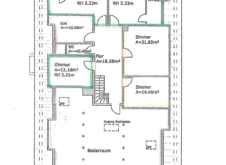 WG-Zimmer zur Miete 2.900 € 293 m² 2. Geschoss Haupstraße 6 Delmsen Neuenkirchen 29643