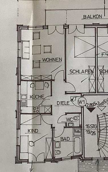 Wohnung zum Kauf provisionsfrei 700 € 3 Zimmer 80 m²<br/>Wohnfläche ab sofort<br/>Verfügbarkeit Zum Kalkofen Bergheim Troisdorf 53844