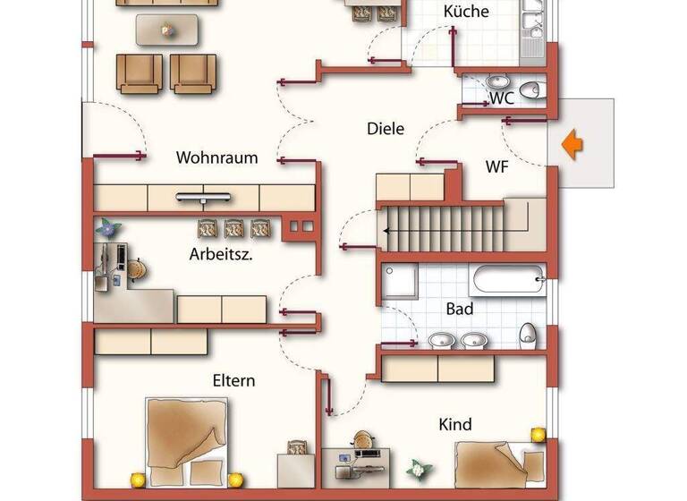 Einfamilienhaus zum Kauf 599.000 € 8 Zimmer 210 m² 802 m² Grundstück Neunkirchen Neunkirchen a. Brand 91077