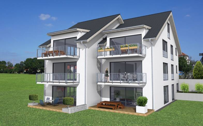 Wohnung zum Kauf - Neubau provisionsfrei als Kapitalanlage geeignet 546.000 € 2,5 Zimmer 85 m² Langackernstr. 20 Langackern Horben 79289