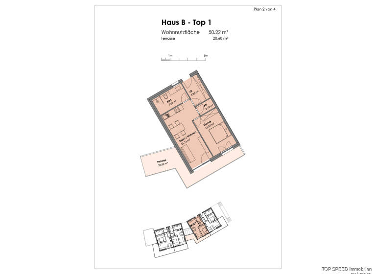 Wohnung zum Kauf 272.000 € 2 Zimmer 50,7 m² Sankt Martin am Tennengebirge 5522