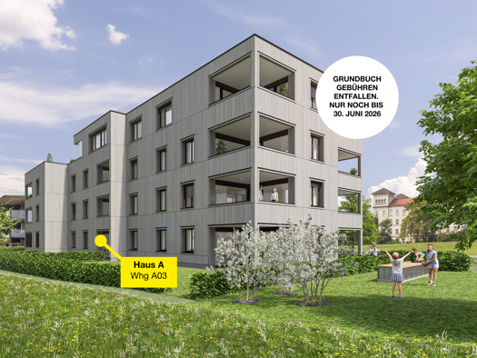 Wohnung zum Kauf - Erstbezug 374.000 € 2 Zimmer 48,3 m² Pappelweg Lochau 6911