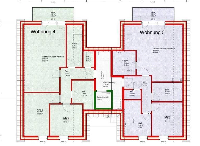 Wohnung zum Kauf - Erstbezug 299.000 € 3 Zimmer 90 m² Plankorth Bawinkel 49844