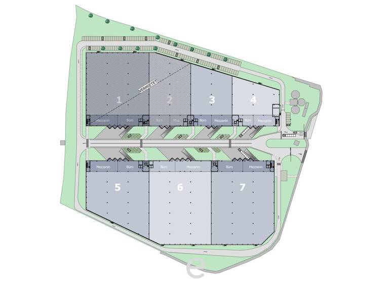 Produktionshalle zur Miete 5.238,5 m² Lagerfläche Enns 4470