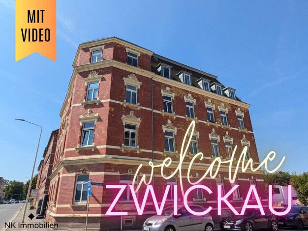 Wohnung zur Miete 330 € 2 Zimmer 61,6 m² 4. Geschoss Reichenbacher Str. 108 Bahnhofsvorstadt Zwickau 08056