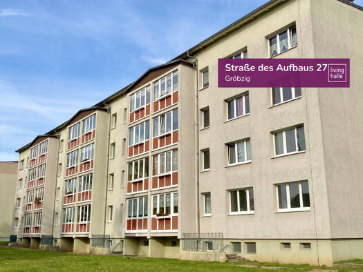Wohnung zur Miete 290 € 3 Zimmer 58,5 m² 2. Geschoss Straße des Aufbaus 27 Gröbzig 06388