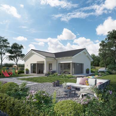Bungalow zum Kauf 371.597 € 2 Zimmer 82 m² 925 m² Grundstück Nieder-Breidenbach Romrod 36329