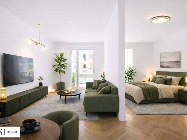 Wohnung zum Kauf - Erstbezug 390.000 € 1,5 Zimmer 46 m² 1. Geschoss Obere Donaustraße 23 Wien 1020