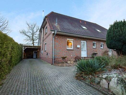 Doppelhaushälfte zum Kauf 279.000 € 4 Zimmer 100 m² 341 m² Grundstück Albersdorf 25767