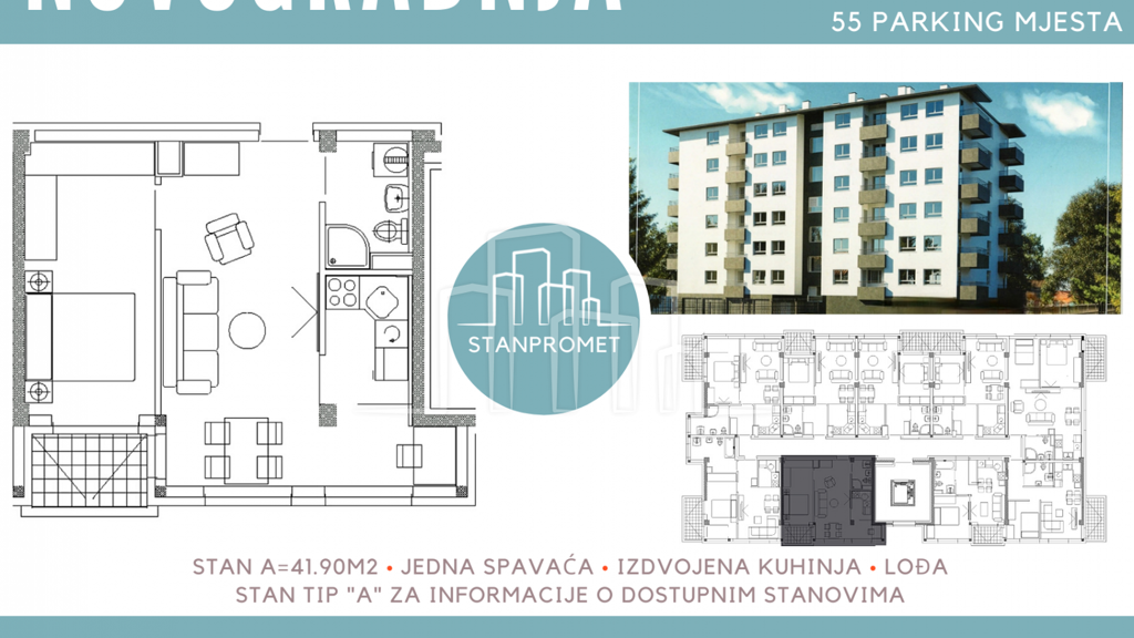 Wohnung zum Kauf 39.633 € 2 Zimmer 1. Geschoss Banjalucka regija 78223