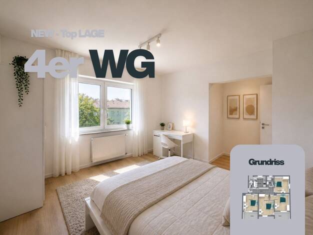 Wohnung zur Miete 475 € 4 Zimmer 85 m² 4. Geschoss frei ab 01.08.2026 Eselsberg Ulm 89075