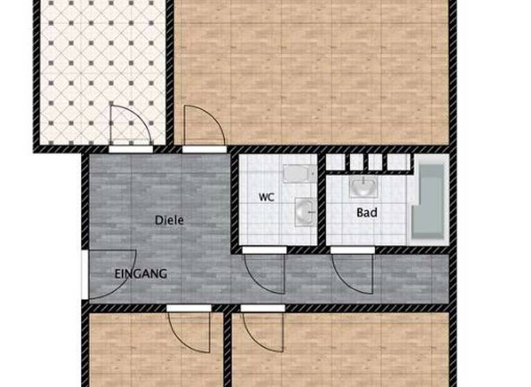 Wohnung zum Kauf 140.000 € 3 Zimmer 73 m² 6. Geschoss Lülsdorf Niederkassel 53859