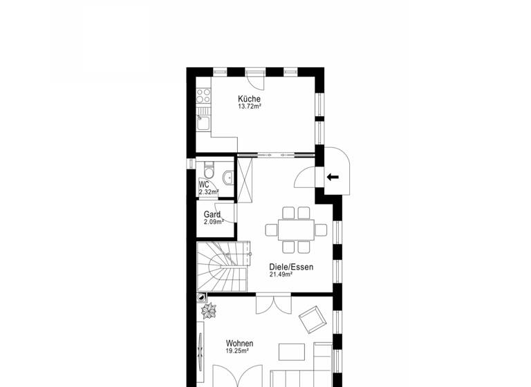 Doppelhaushälfte zur Miete 7.500 € 4 Zimmer 188 m² 650 m² Grundstück Archsum Sylt 25980