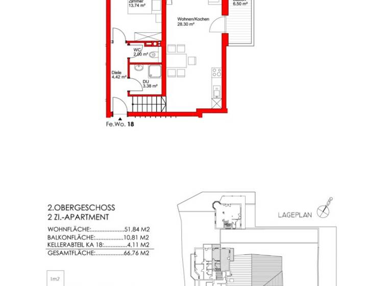 Wohnung zum Kauf 299.000 € 51,8 m² 1. Geschoss Obergasse 15 Neustift im Stubaital 6167
