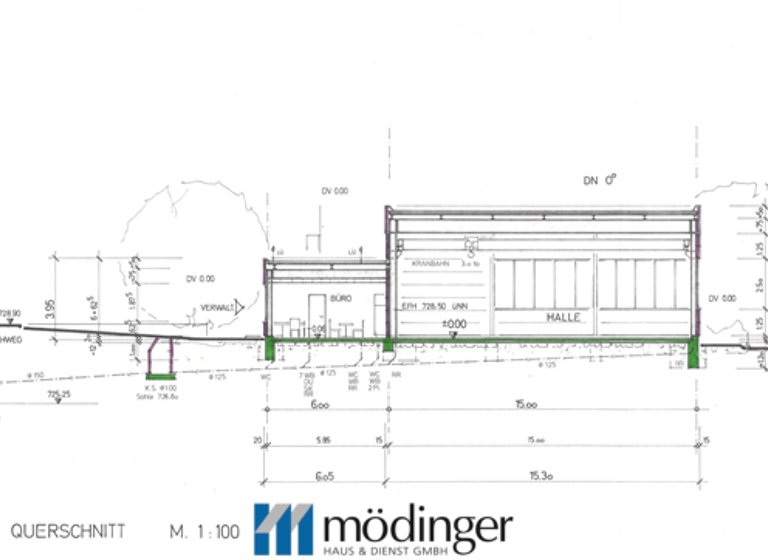 Produktionshalle zur Miete 480 m² Lagerfläche Gottlieb-Daimler-Straße 5 Laichingen 89150