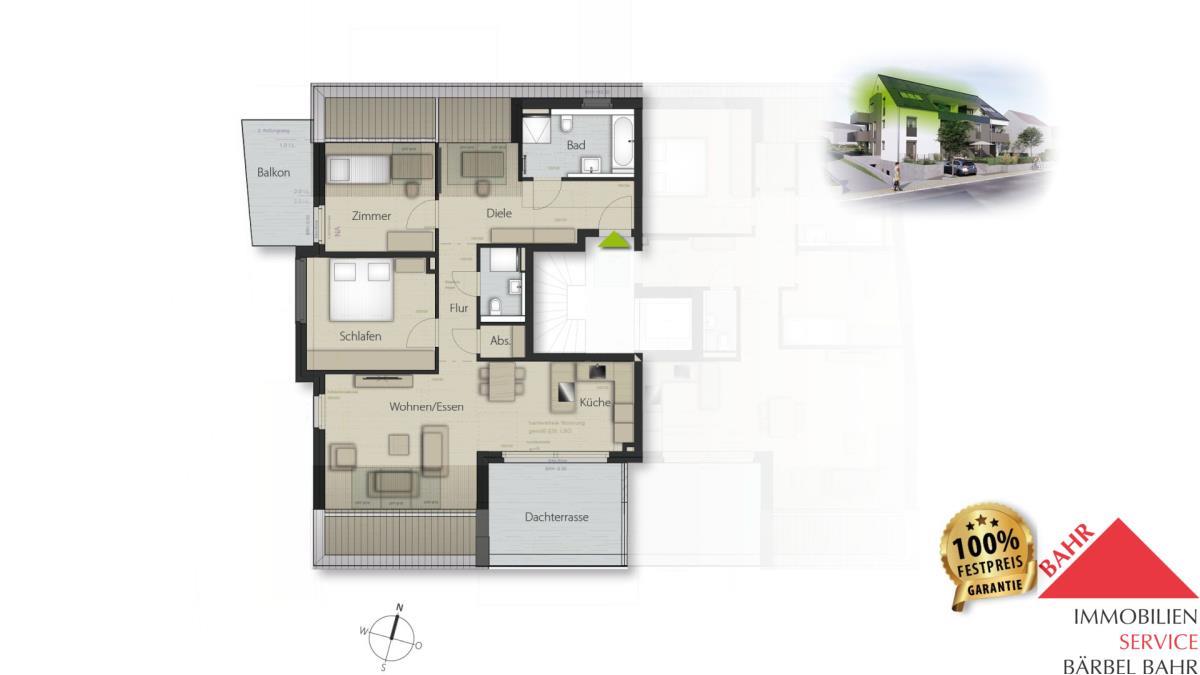 Wohnung zum Kauf provisionsfrei 649.000 € 3 Zimmer 94 m²<br/>Wohnfläche Schönaich Schönaich 71101