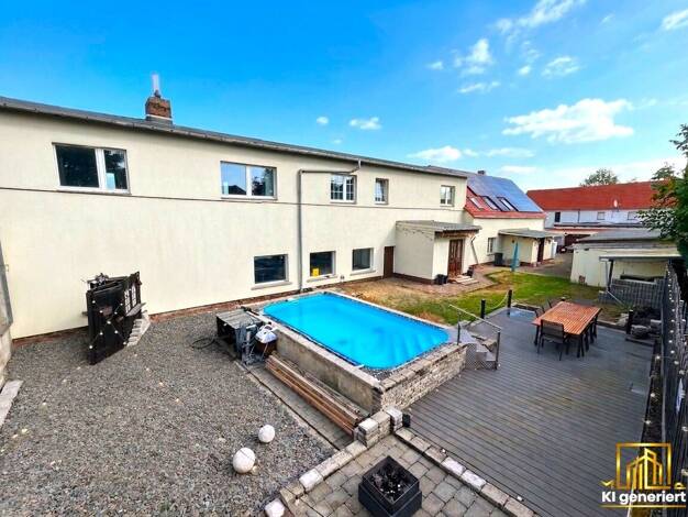 Mehrfamilienhaus zum Kauf 249.000 € 8 Zimmer 295 m² 720 m² Grundstück frei ab 01.12.2026 Ernst-Thälmann-Platz 7 Thalheim Bitterfeld-Wolfen 06766