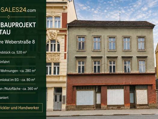 Mehrfamilienhaus zum Kauf 45.000 € 10 Zimmer 330 m² 520 m² Grundstück Zittau Zittau 02763