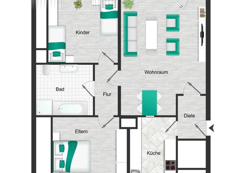 Wohnung zum Kauf 138.800 € 3,5 Zimmer 66 m² Wattenscheid Bochum-Wattenscheid 44866
