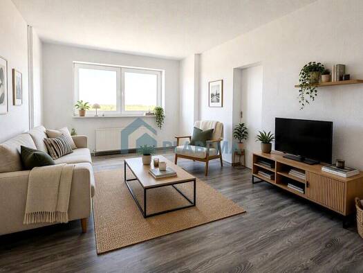 Wohnung zur Miete 531 € 2 Zimmer 48,8 m² 3. Geschoss Am Hafen 12 Lübz Lübz 19386
