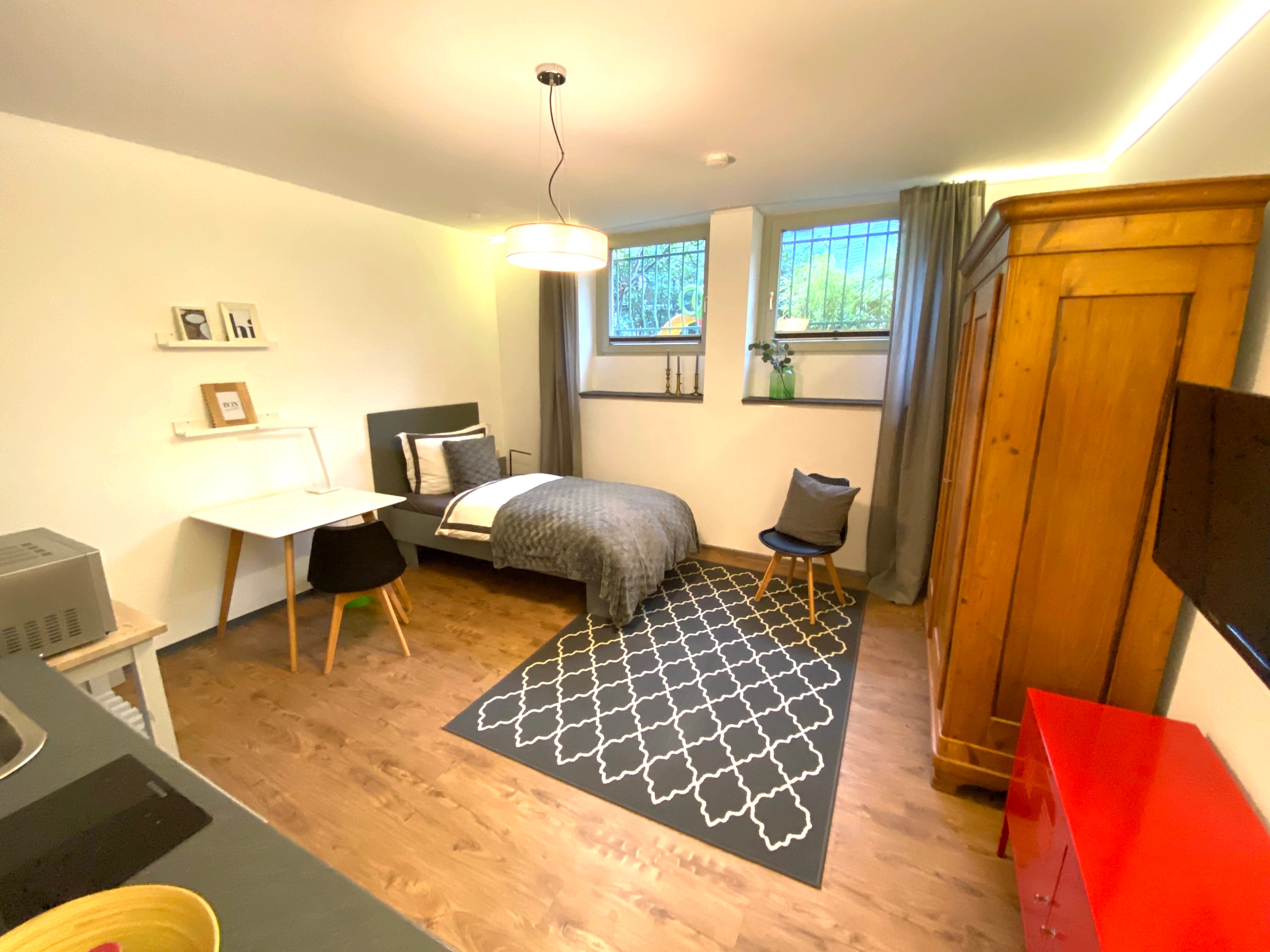 Studio zur Miete Wohnen auf Zeit 690 € 1 Zimmer 23 m²<br/>Wohnfläche 15.01.2025<br/>Verfügbarkeit Sachsenhausen - Nord Frankfurt am Main 60596