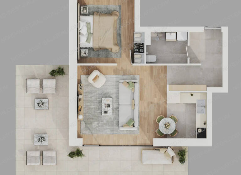 Studio zum Kauf - Erstbezug provisionsfrei 350.000 € 2 Zimmer 67 m² 4. Geschoss frei ab sofort Hévíz 8380