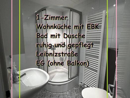 Wohnung zur Miete 395 € 1 Zimmer 40 m² Geschoss EG/5 frei ab 01.02.2026 Leibnizstraße 26 Steinbühl Nürnberg 90443