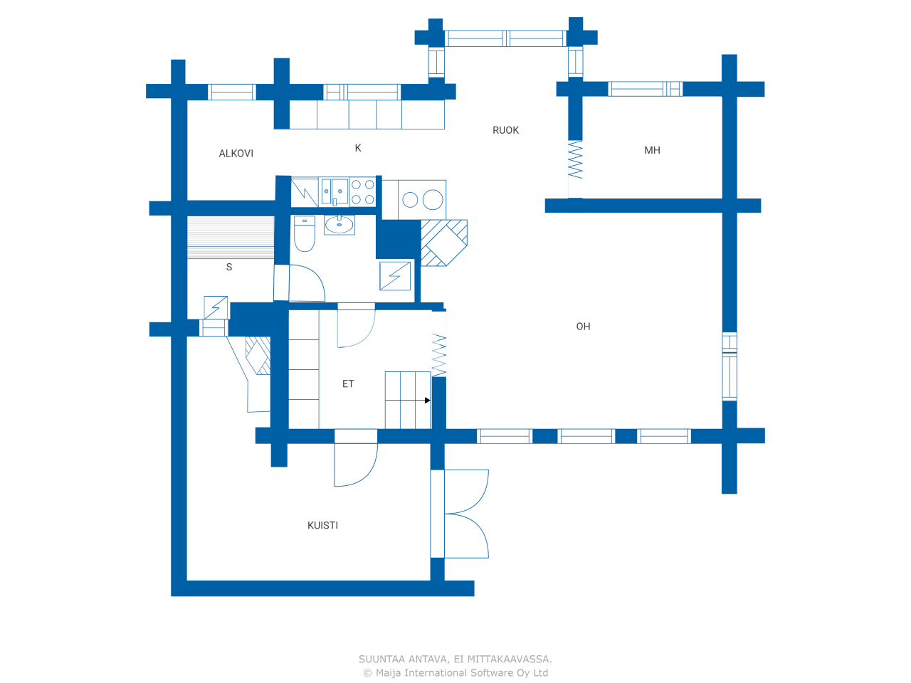 Haus zum Kauf 159.500 € 2 Zimmer 72 m²<br/>Wohnfläche 4.590 m²<br/>Grundstück Särkikämän metsätie 187 Rovaniemi 97685