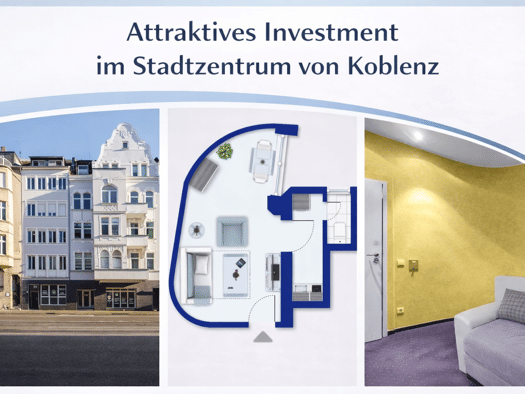 Wohnung zum Kauf 99.000 € 1 Zimmer 25 m² Mitte Koblenz 56068