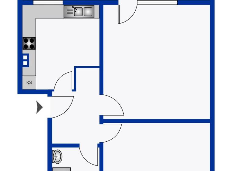 Wohnung zum Kauf 89.000 € 2 Zimmer 61 m² 3. Geschoss frei ab sofort Laar Duisburg 47119