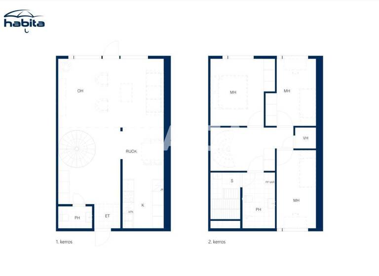 Reihenmittelhaus zum Kauf 80.000 € 4 Zimmer 89 m² 3.450 m² Grundstück Rinnetie 15 Tornio 95420